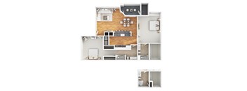 B2 Floor Plan at The Covington by Picerne, Las Vegas, NV