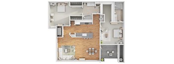 2 bed 2 bath B at The Belmont by Picerne Apartments, Las Vegas 89183