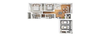 2 bedroom 2 bathroom loft at The Preserve by Picerne, N Las Vegas, 89086
