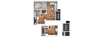 A2 Floor Plan at The Paramount by Picerne, Las Vegas, NV