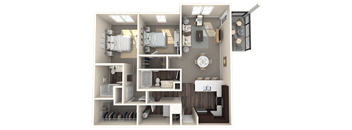 Unit B4 at The Oasis at Highwoods Preserve, Tampa, FL, 33647