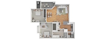 2 bed 2 bath at The Belmont by Picerne Apartments, Las Vegas, NV, 89183