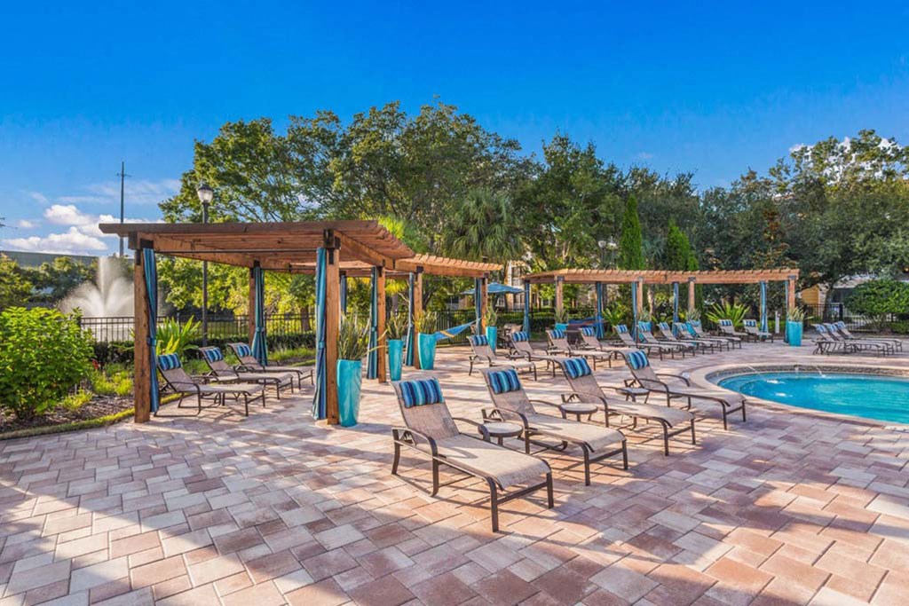 Pool Area at The Oasis at Brandon, Riverview, FL, 33578