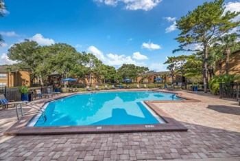 Extensive Resort Inspired Pool Deck Extensive Resort Inspired Pool Deck at The Oasis at Wekiva, Florida, 32703 - Photo Gallery 4