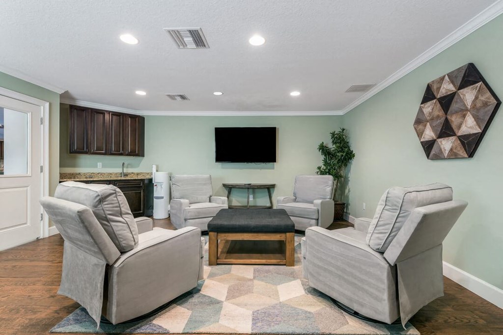 TV Room at The Oasis at Wekiva, Florida