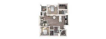 2 bed 2 bath Serenity Floor Plan at The Oasis at Plymouth, Plymouth, Massachusetts