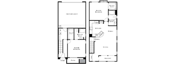 2 bed 2 bath floorplan C at The Paseo by Picerne, Goodyear, 85395