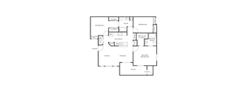 3 bed 2 bath floor plan at The Belmont by Picerne, Las Vegas, Nevada