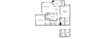 2 bed 2 bath floor plan A at The Covington by Picerne, Las Vegas, 89139