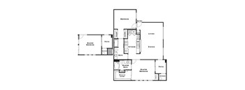 2 Bedroom 2 Bathroom Floor Plan at The Presidio by Picerne, N Las Vegas, NV