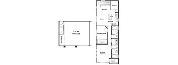 2 Bedroom Loft Floor Plan at The Presidio by Picerne, N Las Vegas, Nevada