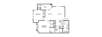 The Retreat Floor Plan at The Preserve by Picerne, N Las Vegas, NV, 89086