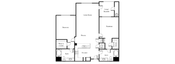2 bed 2 bath floor plan E at Loreto & Palacio by Picerne, Las Vegas, NV