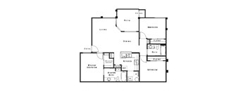 3 bed 2 bath floor plan at The Equestrian by Picerne, Nevada