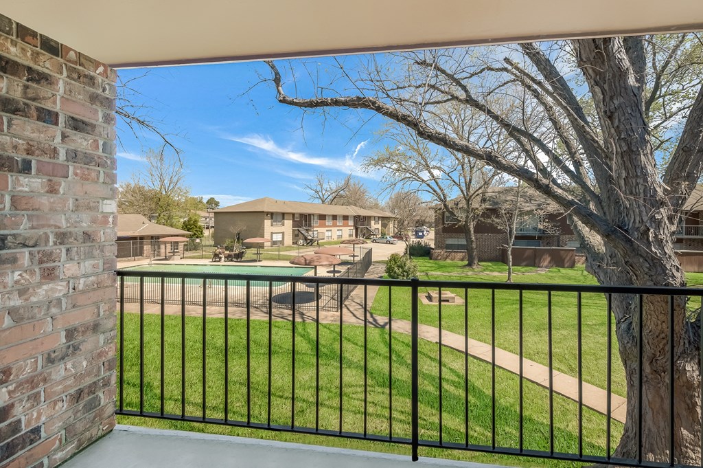 Model 2BR Balcony at Orleans Square in Shreveport, LA