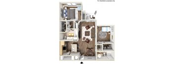 Magnolia 3D Floorplan at Oakleaf Plantation in Jacksonville, FL