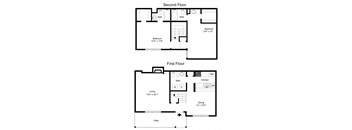 Floor Plan B4 at Davenport Apartments in Dallas, TX
