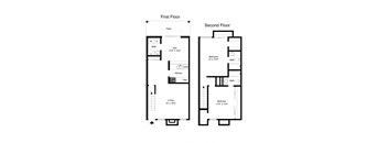 Floor Plan B5 at Davenport Apartments in Dallas, TX