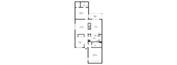 Floor Plan B9 at Davenport Apartments in Dallas, TX