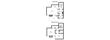 Floor Plan A12 at Davenport Apartments in Dallas, TX