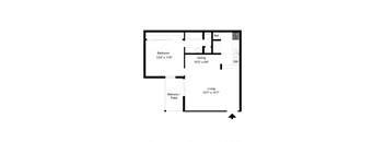 Floor Plan A3 at Davenport Apartments in Dallas, TX