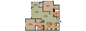 The McKinley (Traditional) Floorplan at Ultris Courthouse Square