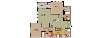 The McKinley (Traditional) Floorplan at Ultris Courthouse Square