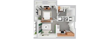A, 1 bed 1 bath |575 - 589 sq ft | Avlorada on the Bay in North Miami Beach, FL