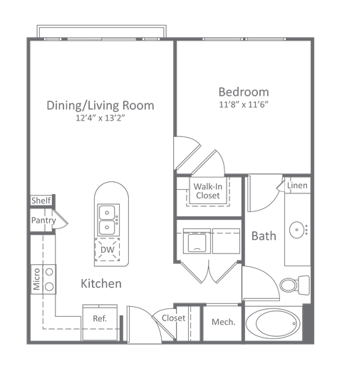 Harlow River Oaks Floor Plan A1, Houston, TX