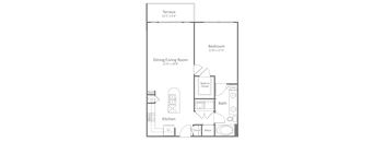 Harlow River Oaks Floor Plan A10, Houston, TX