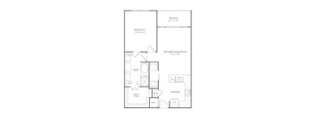 Harlow River Oaks Floor Plan A11, Houston, TX