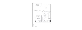 Harlow River Oaks Floor Plan A13, Houston, TX