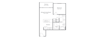 Harlow River Oaks Floor Plan A13, Houston, TX