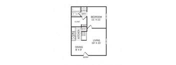 A2 floor plan in Rock Creek in Dallas, TX