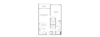 Harlow River Oaks Floor Plan A2, Houston, TX