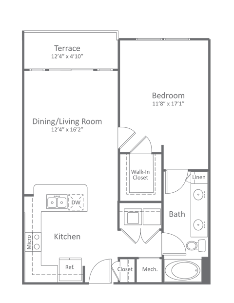 Harlow River Oaks Floor Plan A2, Houston, TX
