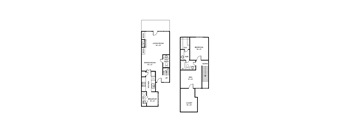 Whitestone floor plan, 1 bed, 1.5 bath, 1153sf, Chisholm Place Apartments in Plano, TX