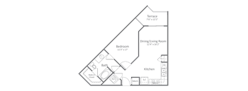 Harlow River Oaks Floor Plan A3, Houston, TX