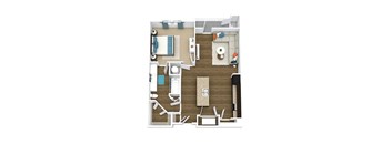 clay floor plan of GreenVue in Richardson, TX