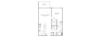 Harlow River Oaks Floor Plan A4, Houston, TX