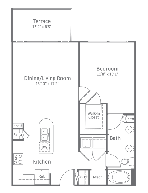 Harlow River Oaks Floor Plan A4, Houston, TX