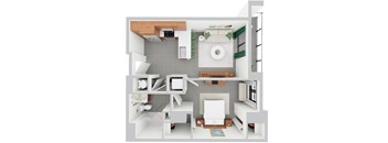 A5, 1 bed 1 bath | 601 sq ft | Alvorada on the Bay in North Miami Beach, FL