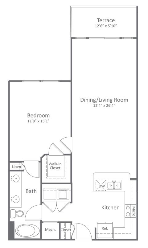 Harlow River Oaks Floor Plan A7, Houston, TX