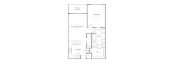 Harlow River Oaks Floor Plan A8, Houston, TX