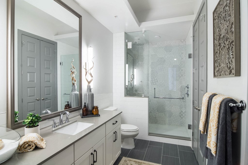 European Wet Baths In Select Units at The Alastair at Aria Village, Georgia