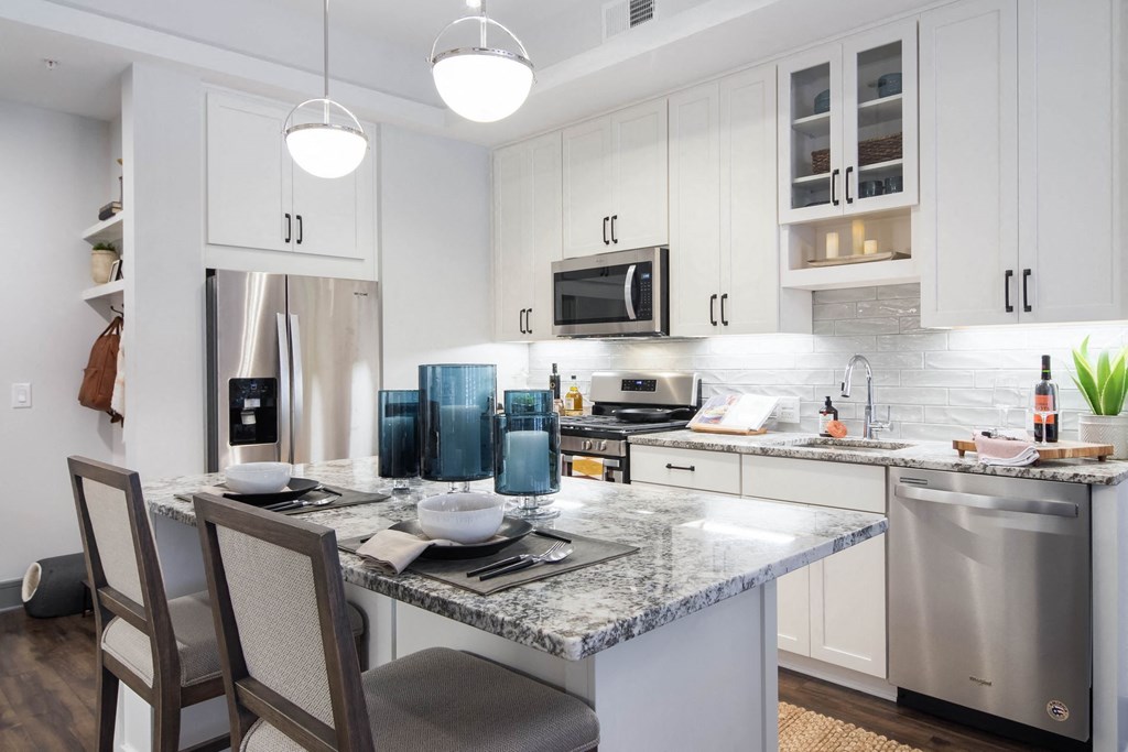Large Kitchen Islands with Seating at The Alastair at Aria Village, Georgia, 30328