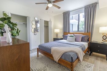 Ceiling fans in bedrooms and living areas at Alameda West, Florida