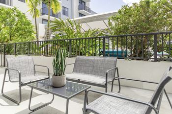 Outdoor Patio Area at Alameda West, Florida