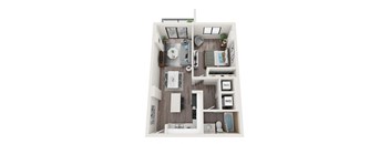 A7 Floor Plan at Alameda West, Miami, FL