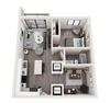 A8D Floor Plan A8D Floor Plan at Alameda West, Miami, 33144